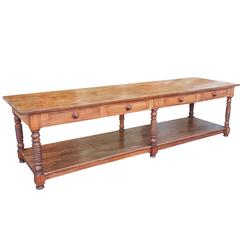 Long French Drapers Table