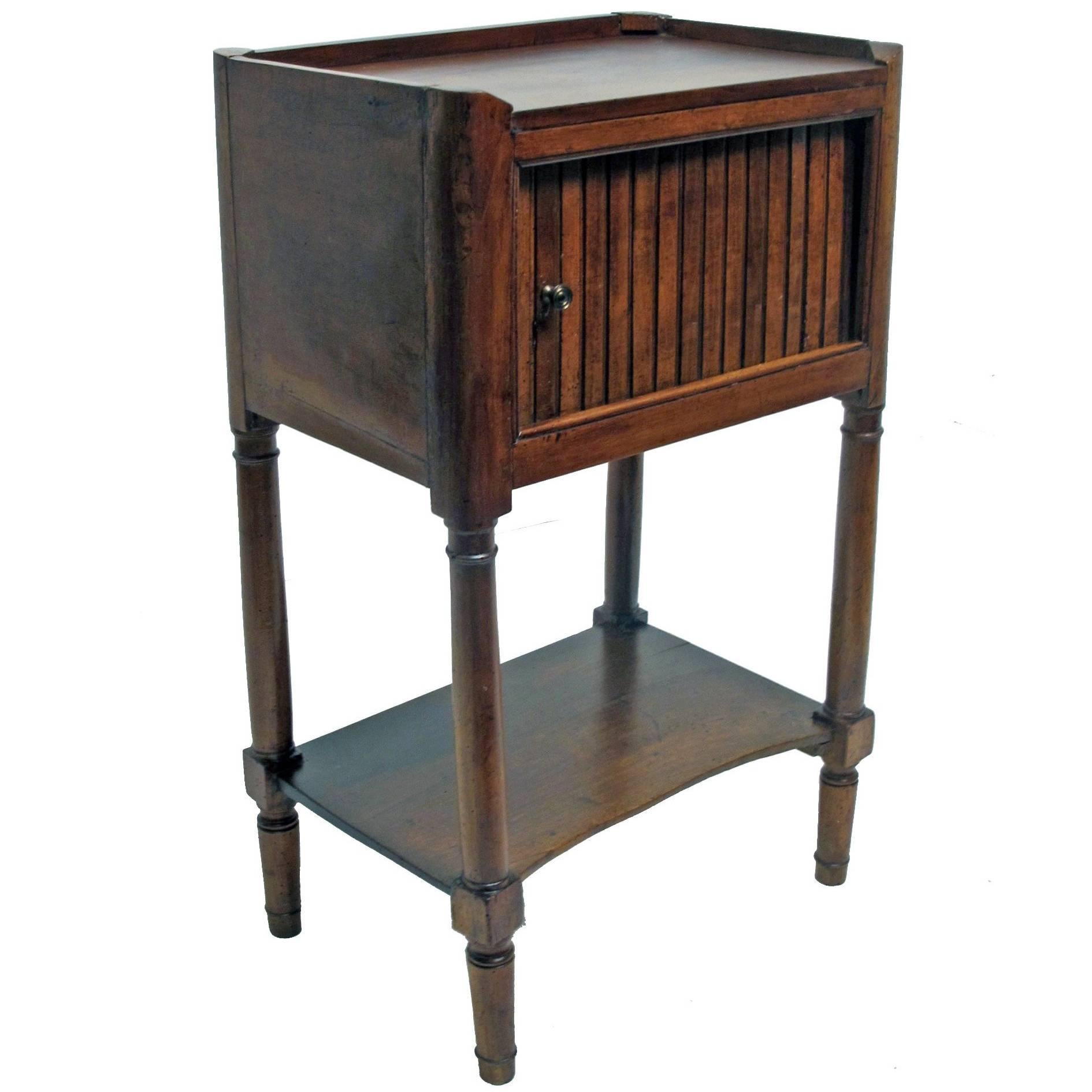 French Louis XV Cherrywood Bedside Table