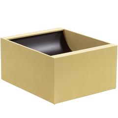 502 Table in Absolute Beige Corian with Cast Industrial Rubber Slab Inset 10