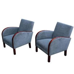 Pair of Swedish Art Deco Period Bergeres