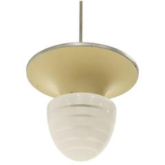Functionalist Ceiling Light by Bolmarks, Sweden, 1930s 2