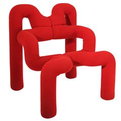 Used 'Ekstrem' Lounge Chair Byterje Ekström, Norway, 1980s