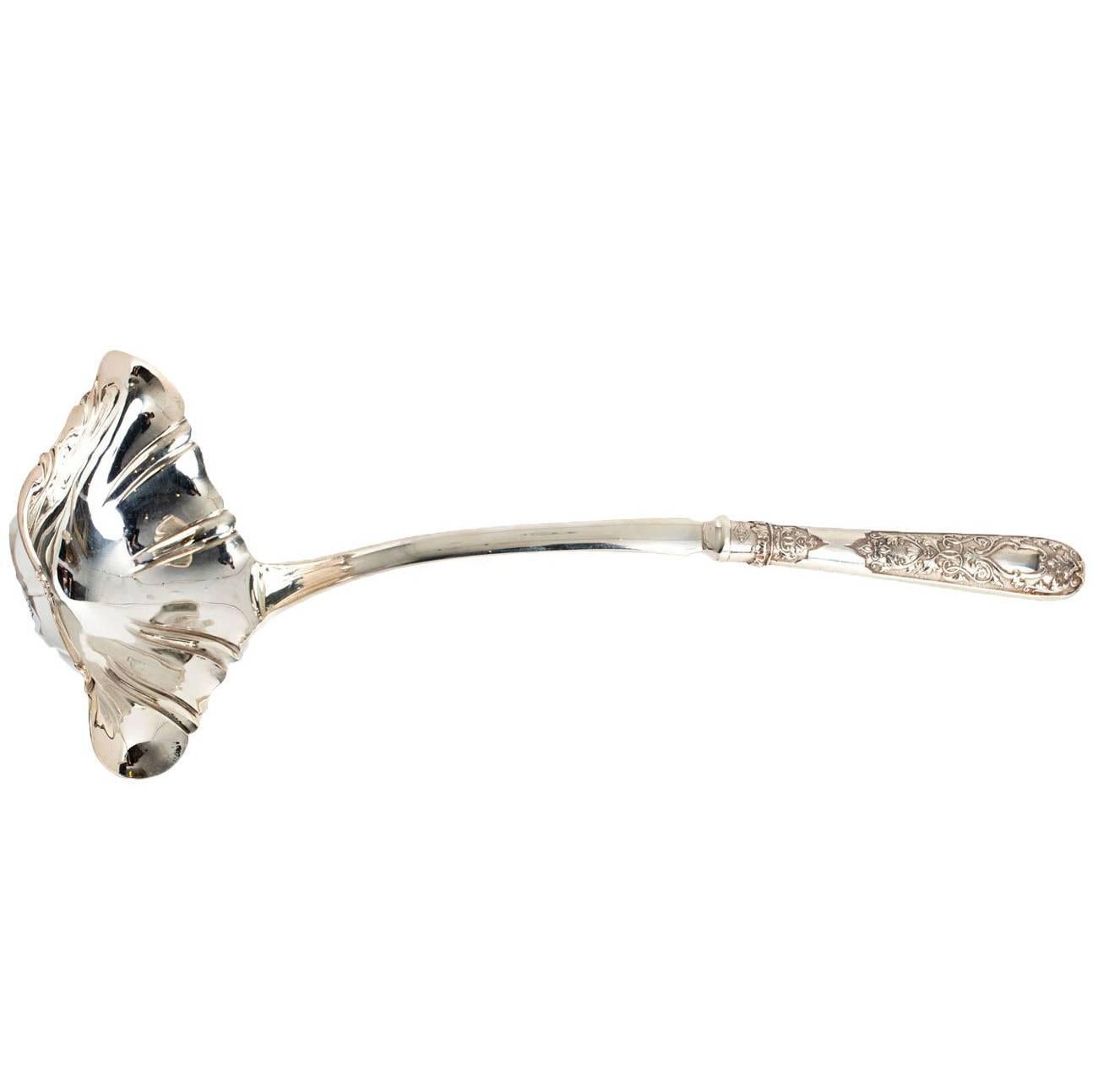 Silver Plate Punch Ladle