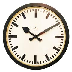 Large Siemens Industrial or Station Wall Clock