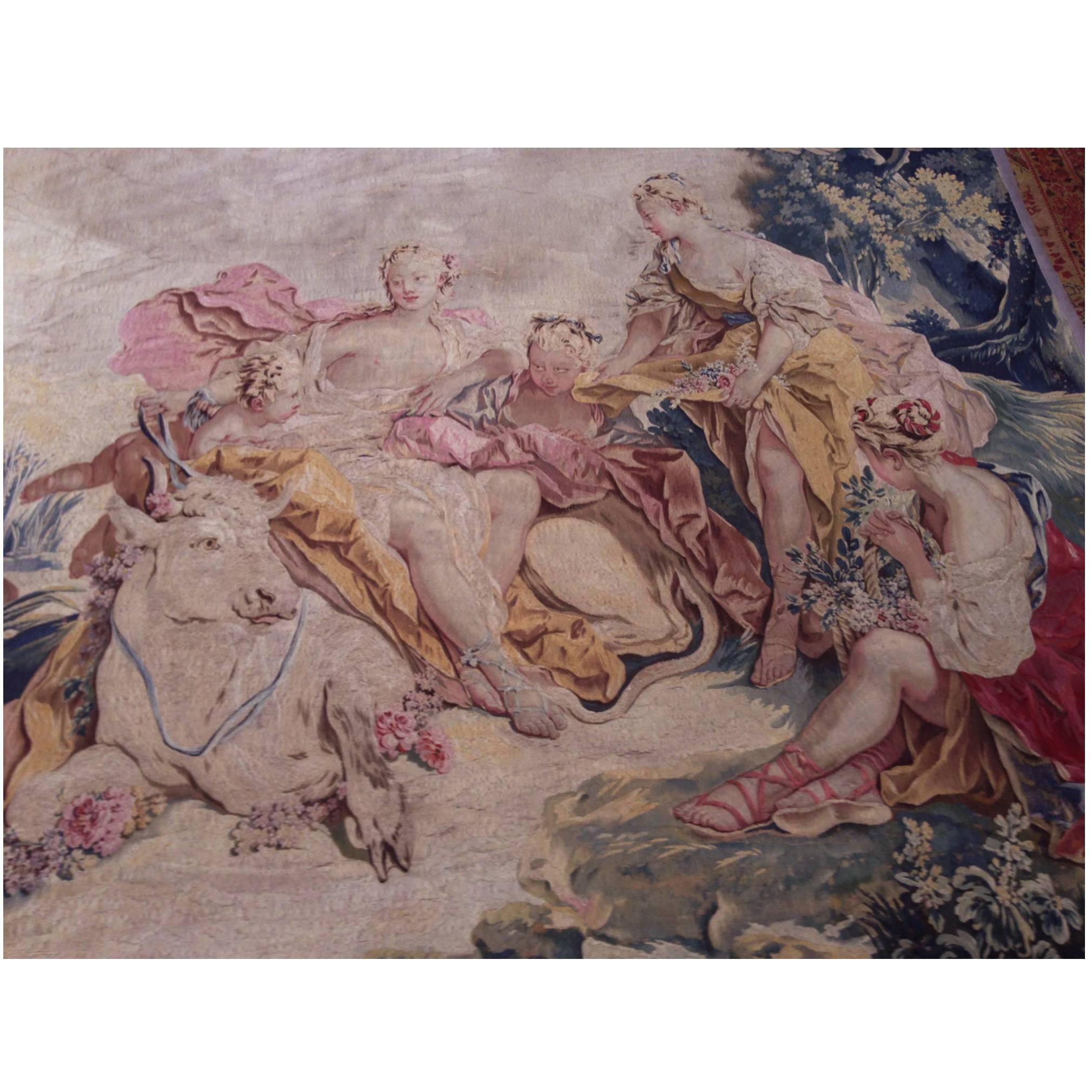 Beauvais Factory, 18th Century, the Rapture of Europa For Sale