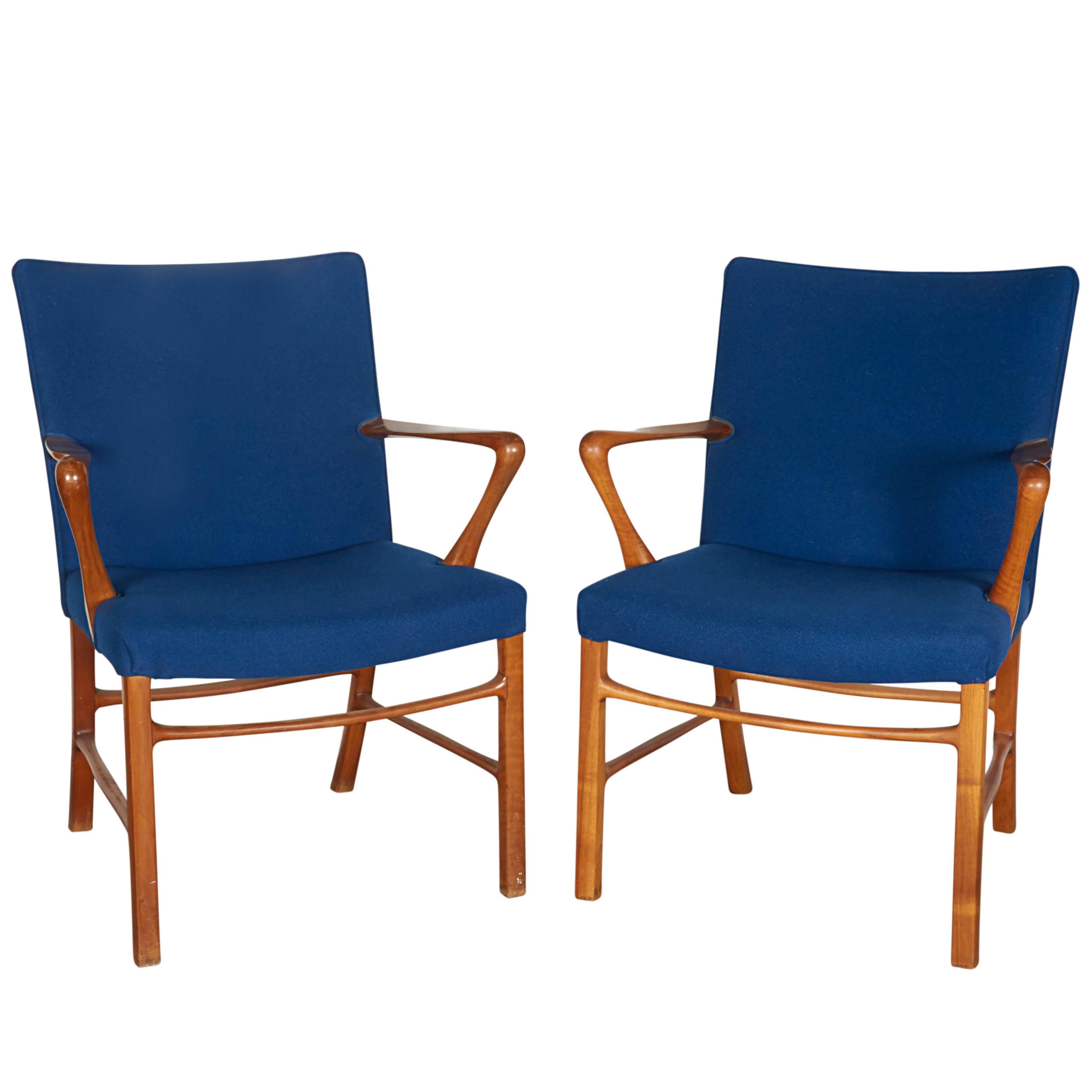 Danish Mid-Century Teak Armchairs