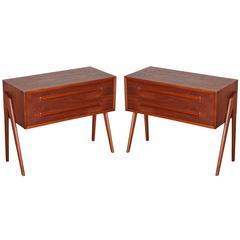 Mid Century Teak Night Stands