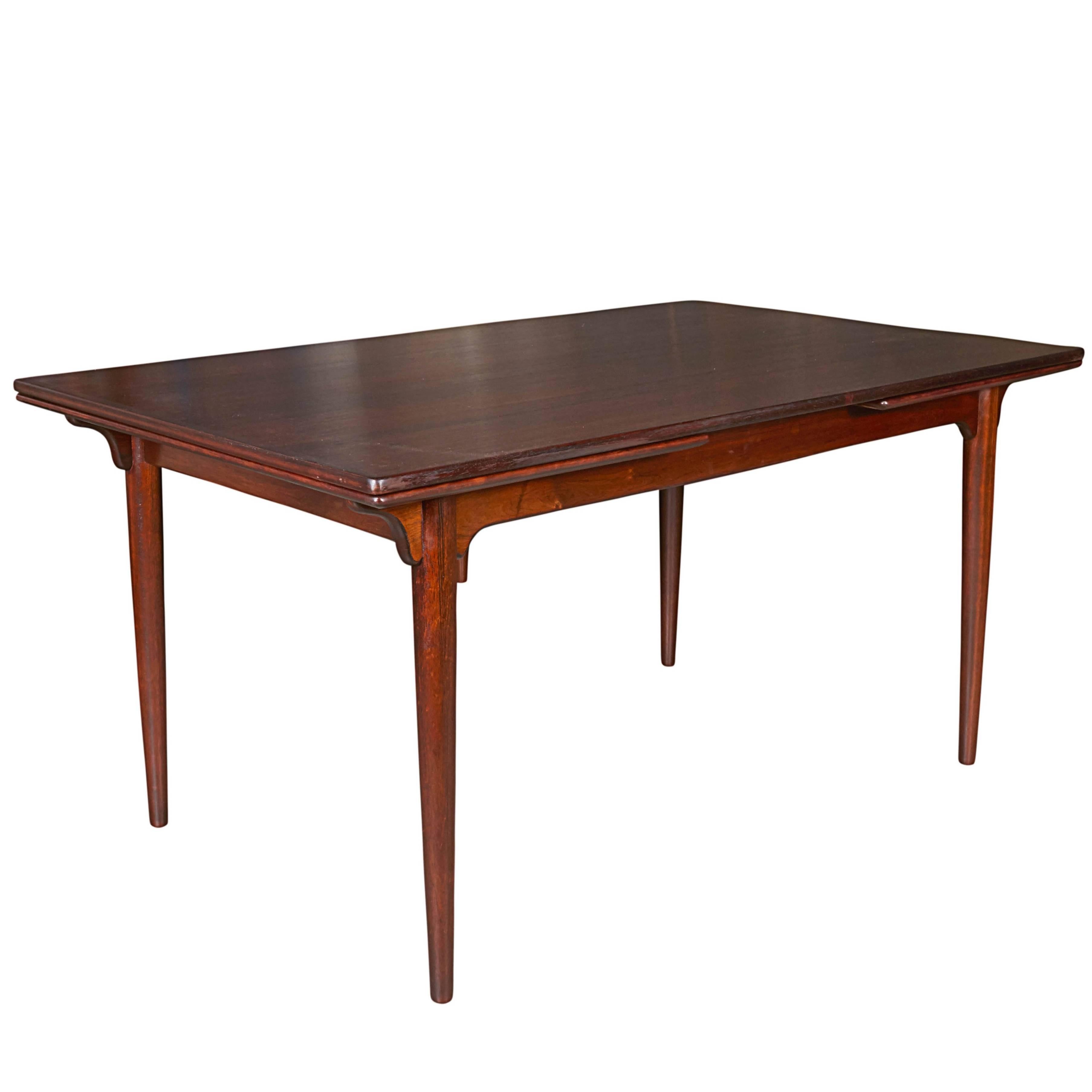 Rectangular Rosewood Dining Table by Omann Jun