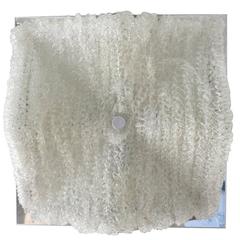 Italian Murano Glass Square Sconces or Flush Mounts by Mazzega 10