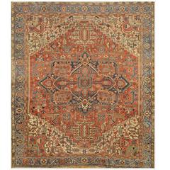 Antique Persian Heriz Rug