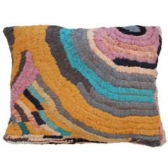 Vintage Textile Floor Pillow 4