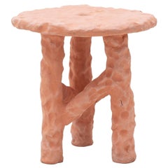 Terracotta Side Table by Chris Wolston