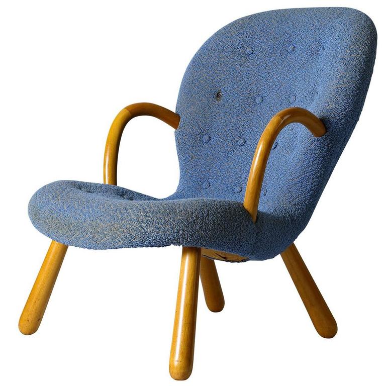 Philip Arctander "Clam" Chair at 1stDibs