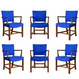 Set of Six Kaare Klint Armchairs