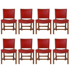 Set of Eight Kaare Klint Dining Chairs