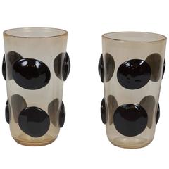 Pair of Costantini Murano Vases