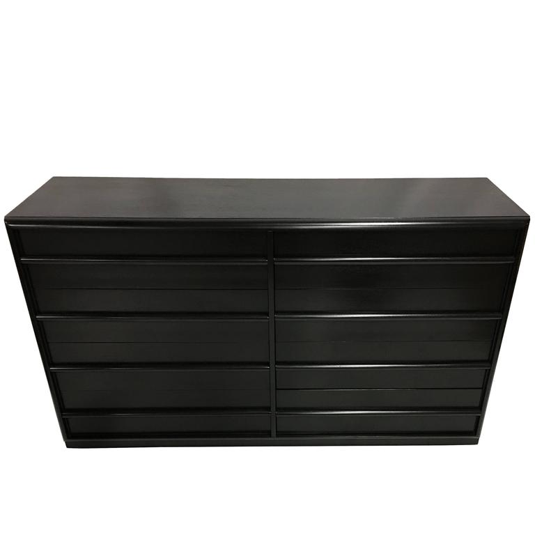 Monumental Walnut Double Highboy Dresser by T.H. RobsjohnGibbings at