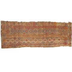 Mid-20th Century Konya Kilim Rug, Central Anatolia, Turkey