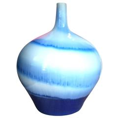 Porcelain Blue and White Vase, China, Contemporary