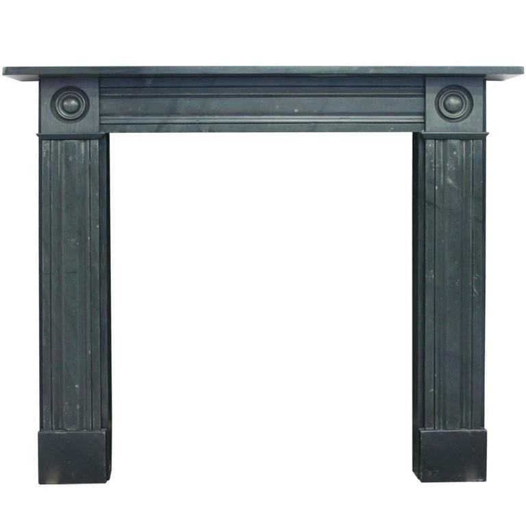 Early 19th Century Regency Slate Fireplace Surround For