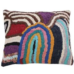 Vintage Textile Floor Pillow 8