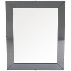 Elegant Mirror in Gun Metal Color Mirrored Glass Frame