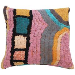 Vintage Textile Floor Pillow 6