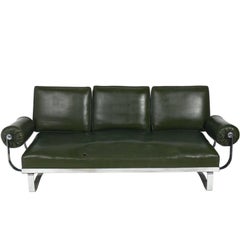 Rare Art Deco Chrome Strap Sofa by McKay