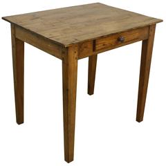 Antique French Pine Side Table