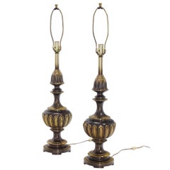 Pair of Stiffel Brass Table Lamps