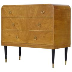 1950s Later Deco Elm Chest of Drawers