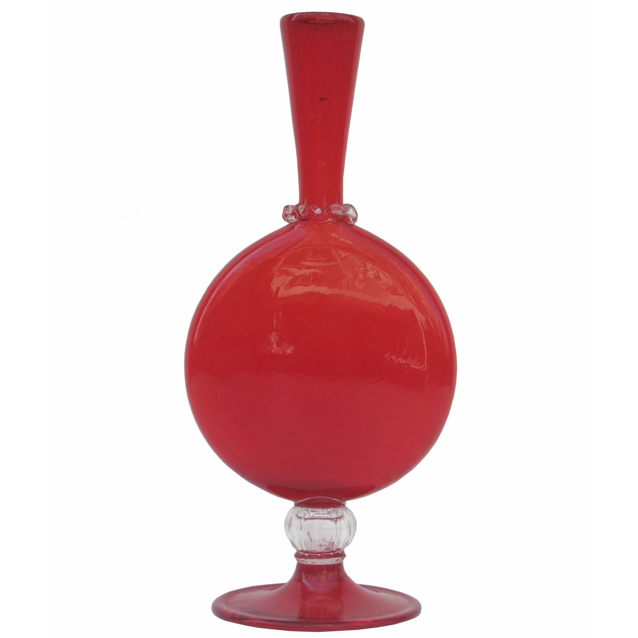 Art Glass Vase by Vittorio Zecchin for Venini