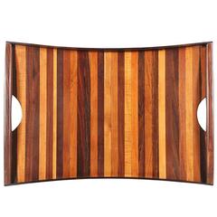 Donald Shoemaker Exotic Multi-Wood Serving Tray