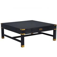 Rupert Cocktail Table in Black by Alexa Hampton 4