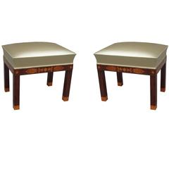 Fine Pair of Charles X Tabourets 6