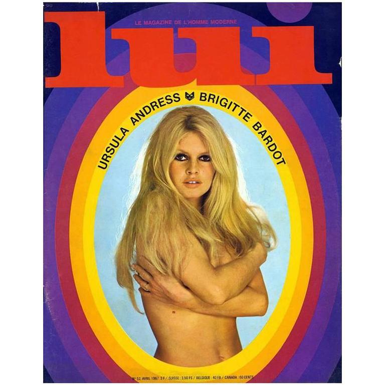 Brigitte Bardot, Vintage Original LUI Magazine For Sale at 1stDibs