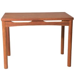 Swedish Skirted Teak End Table