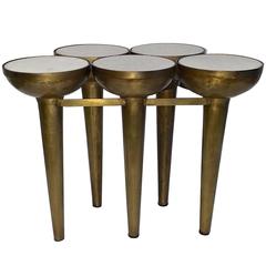 Regency Style Side Table in Organic Design Regency Style Side Table in Organic Design