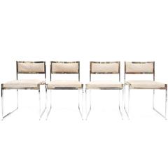 Maison Jansen Chrome and Brass Chair