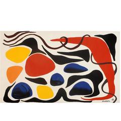 Alexander Calder "Dirty Blues" Tapestry