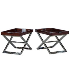 Pair of Modern Tray Tables