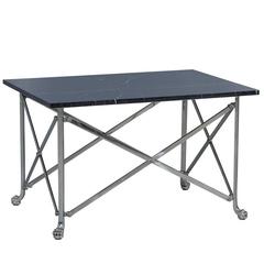 Black Burkina Stone Top Gueridon Accent Table 4