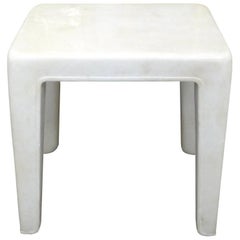 Spectacular Carved Solid Marble Occasional Table