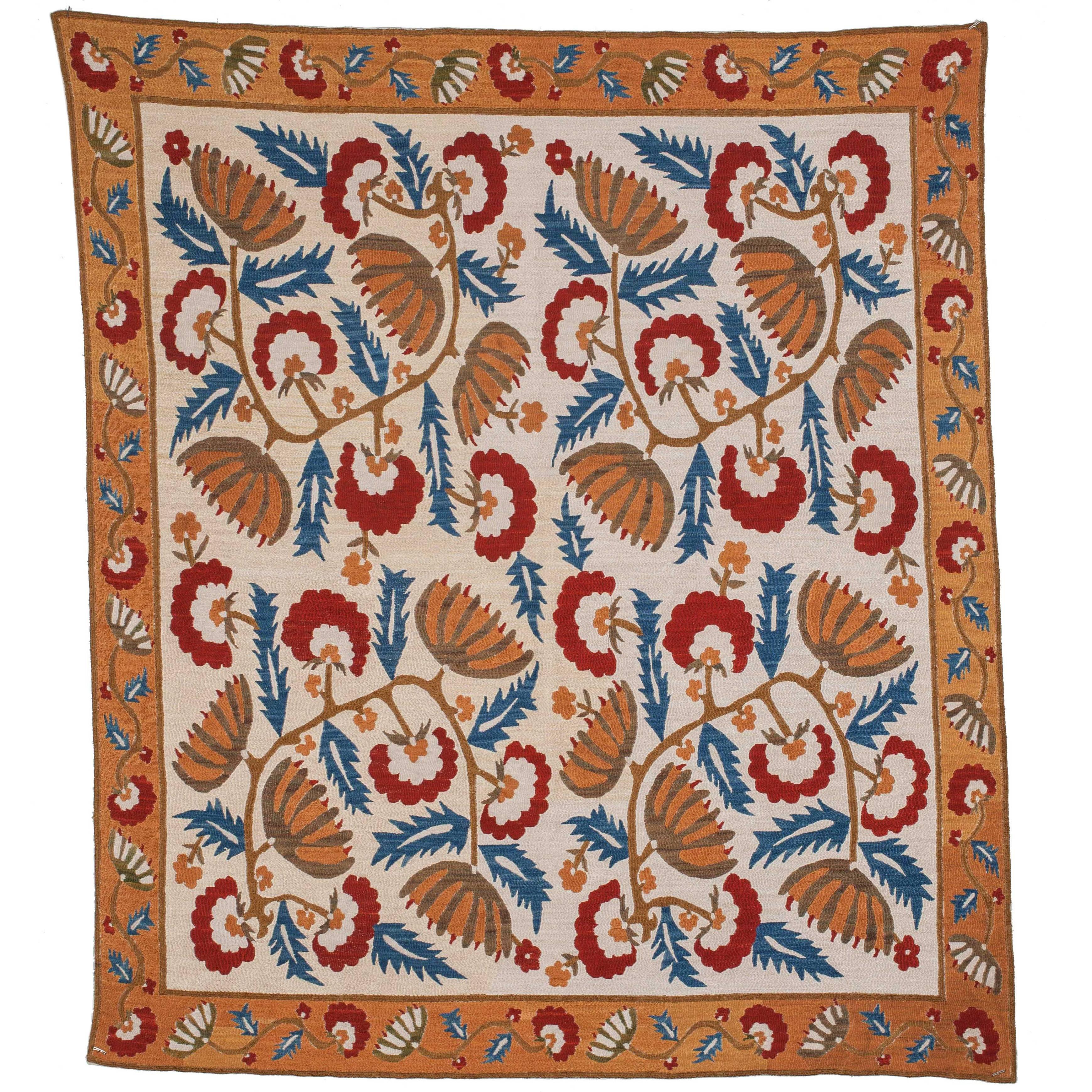 Contemporary Silk Embroidery from Armenia For Sale