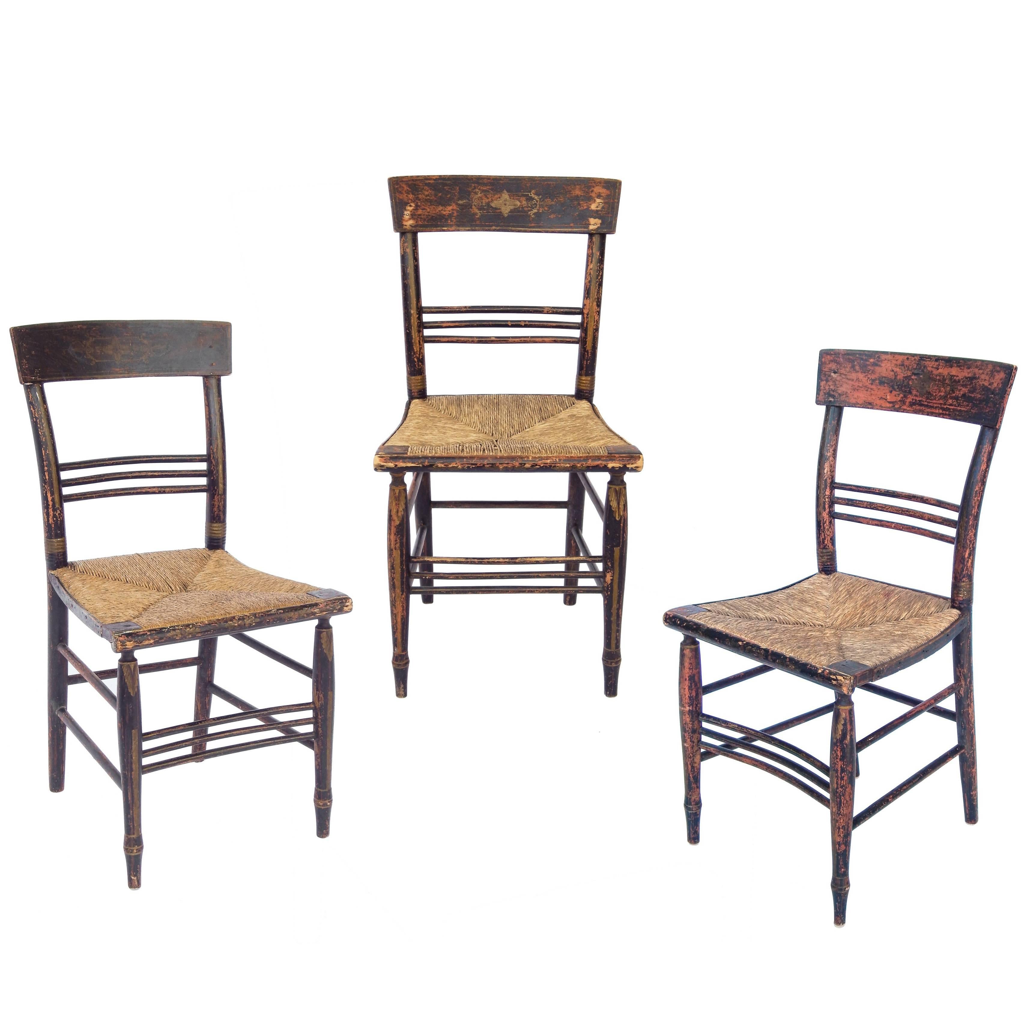 18th Century New England Dining Chairs For Sale