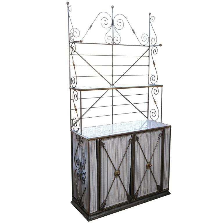 French Baker S Rack With Two Door Closed Bottom Cabinet For At French Baker S Rack With Two Door Closed Bottom Cabinet For