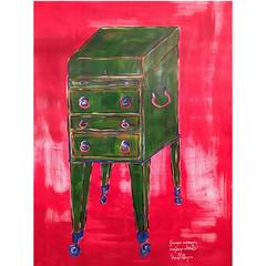 David Harper, Original Painting, Georgian Campaign Chest