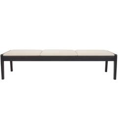 Asa Pingree Lapwing Bench in Ebonized Oak