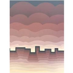 Roy Ahlgren Silk Screen Print "Pueblo" 2