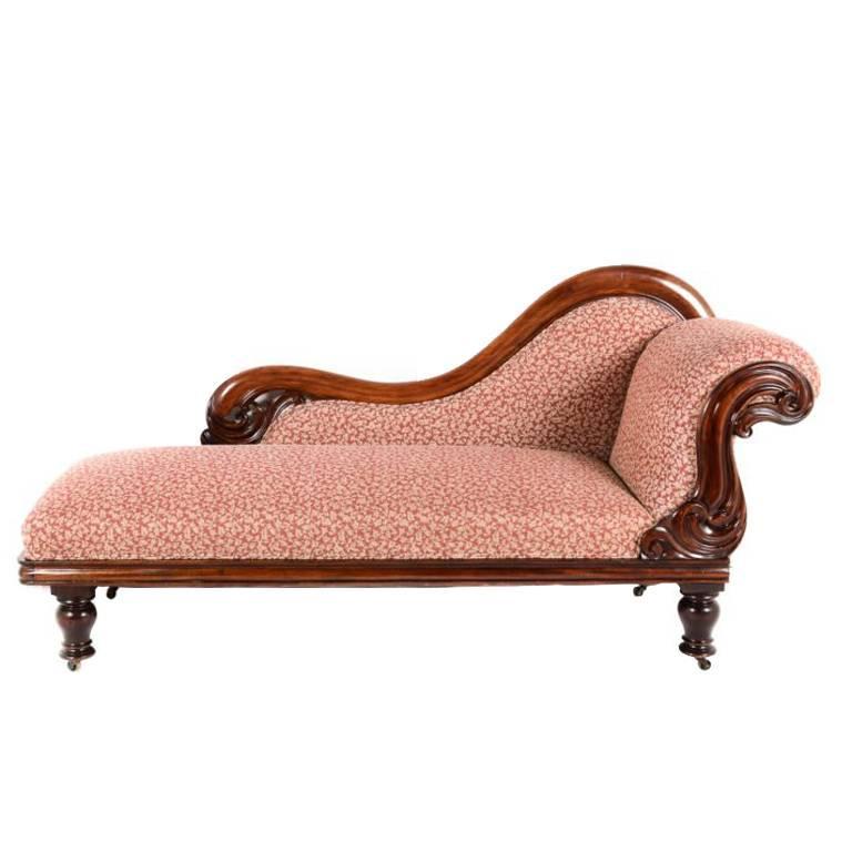 Antique Victorian Mahogany ‘Chaise Longue’ Circa 1860 at 1stdibs